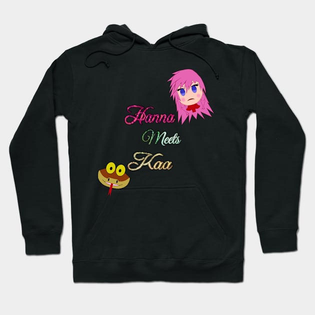 Title of HANNA MEETS KAA (2) Hoodie by FFSteF09